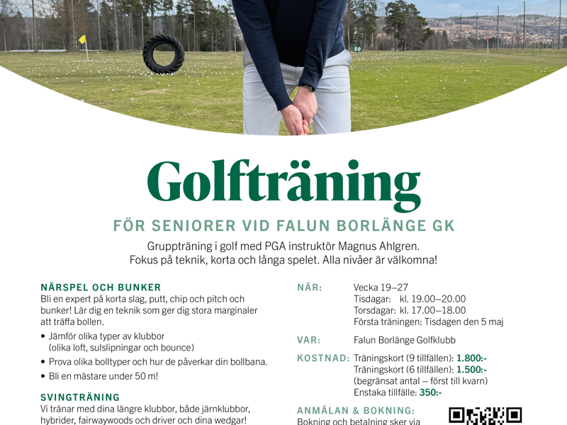 Golfträning med Magnus!