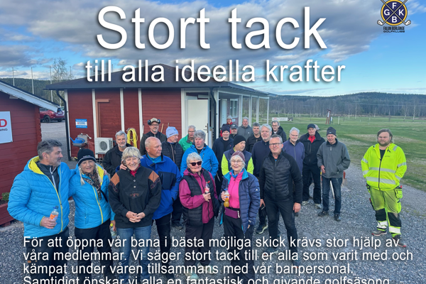 Tack till alla ideella krafter