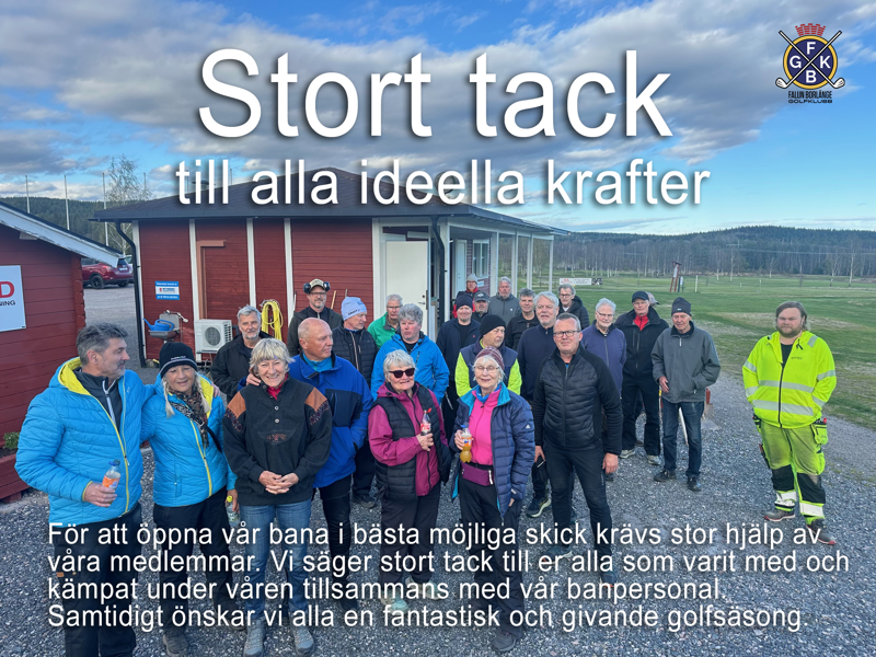 Tack till alla ideella krafter